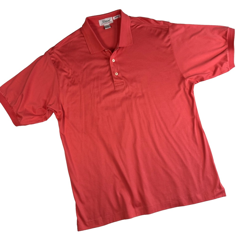 Titleist Corbin Men's Size Large Mercerized 100% Cotton Golf Polo Shirt